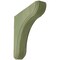Ekena Millwork 1 3/4"W x 7 1/2"D x 7 1/2"H Eaton Wood Vintage Decor Bracket, Restoration Green BKTWD02X08X08EAGR - alternate 1